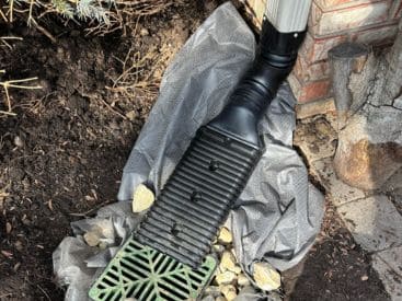 Downspout Extension in Carmel