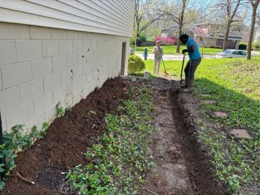 Yard Drainage in Carmel