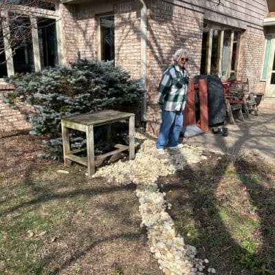 Stone Walkway Creation Carmel