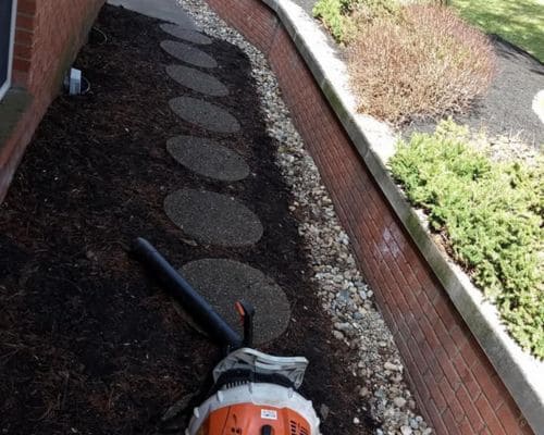 Westfield Stone Walkway Creation