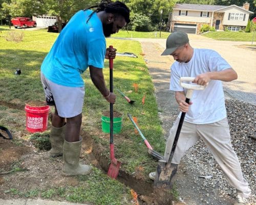 Westfield By-Hand Yard Drainage
