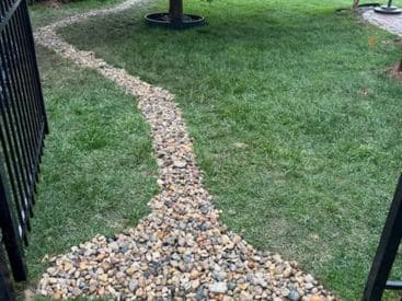 Yard Drainage in Carmel
