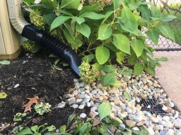 Downspout Extension in Carmel