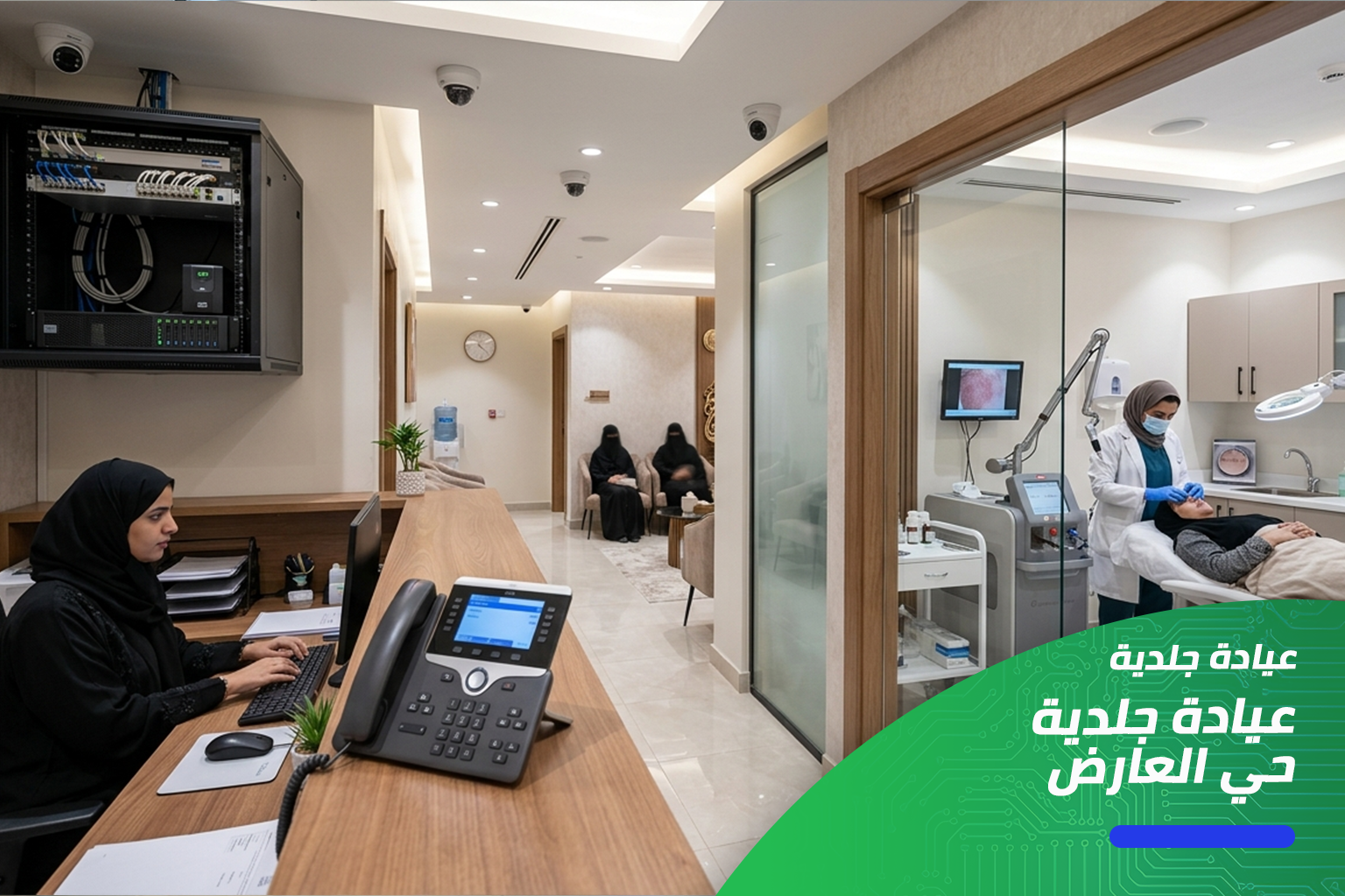 عيادة جلدية - مشروع ميسان الرياض