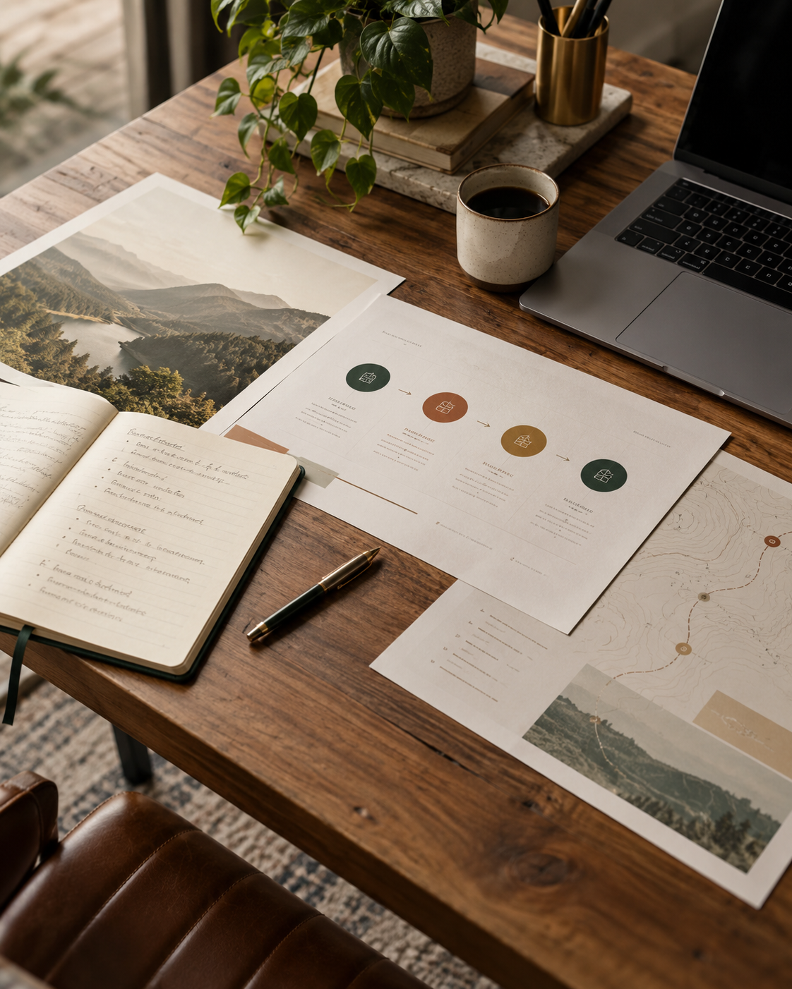 Business strategy planning workspace