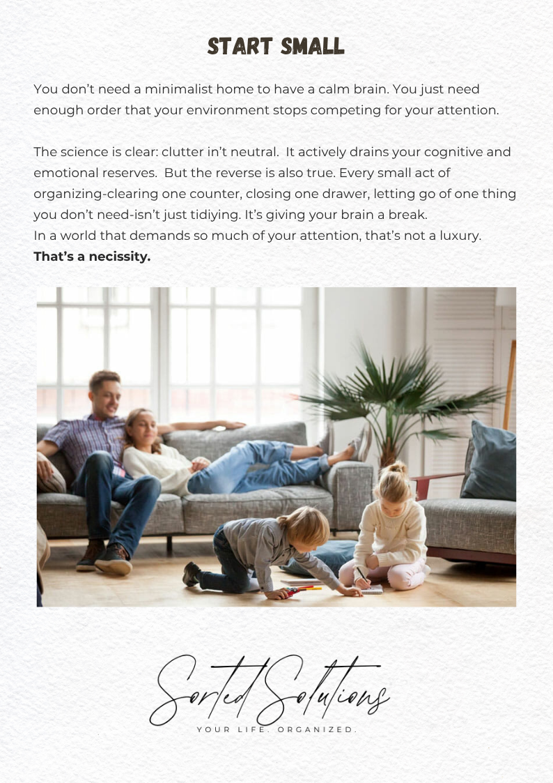 Clutter & Anxiety Clutter & Anxiety