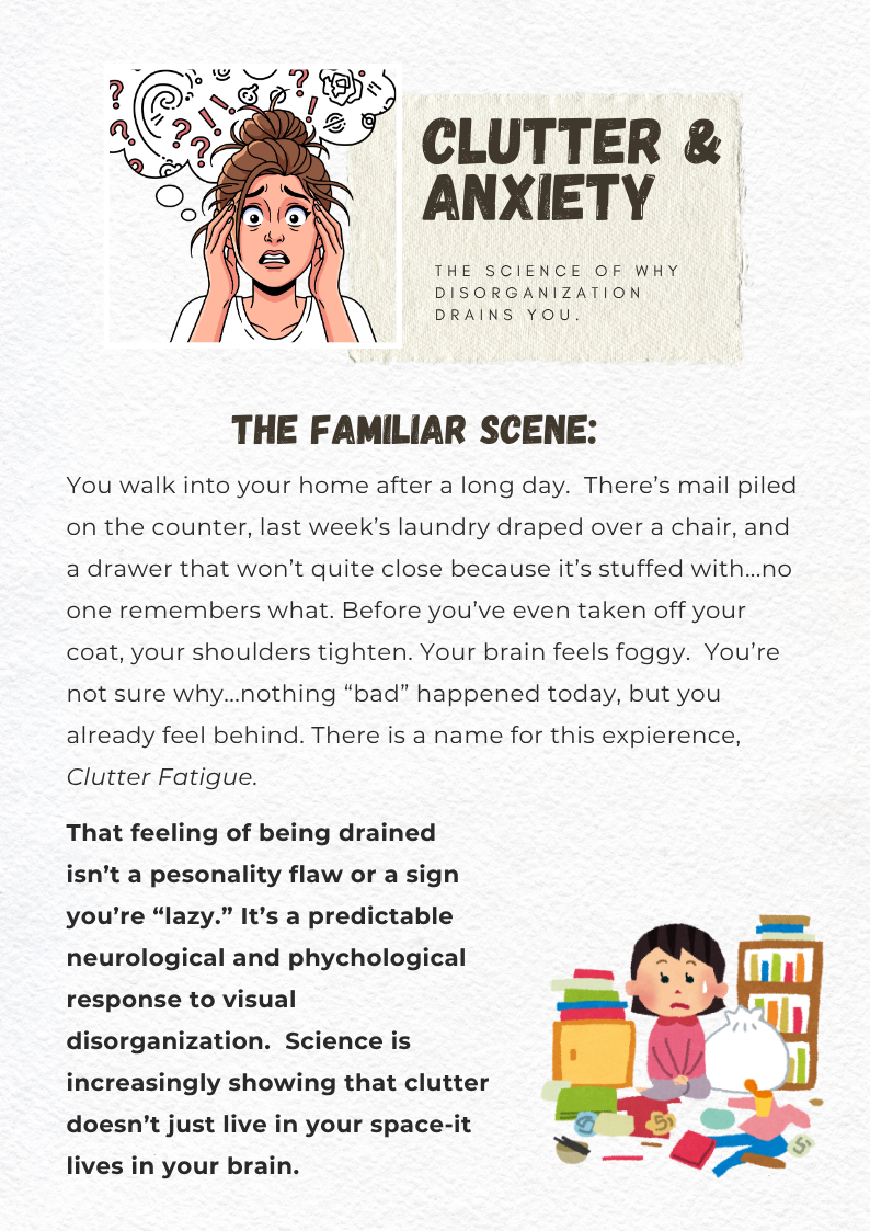 Clutter & Anxiety Clutter & Anxiety