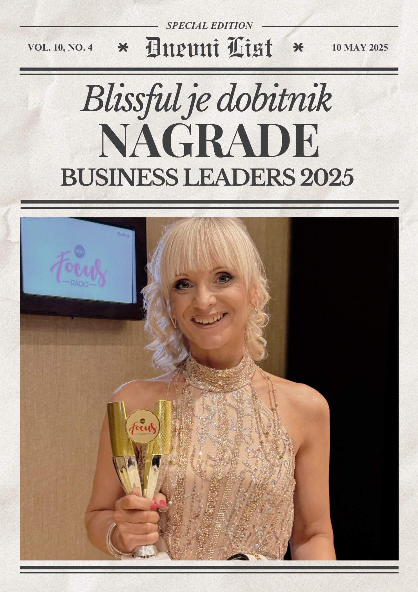 Blissful Beauty Studio, dobitnik nagrade Business Leaders 2025