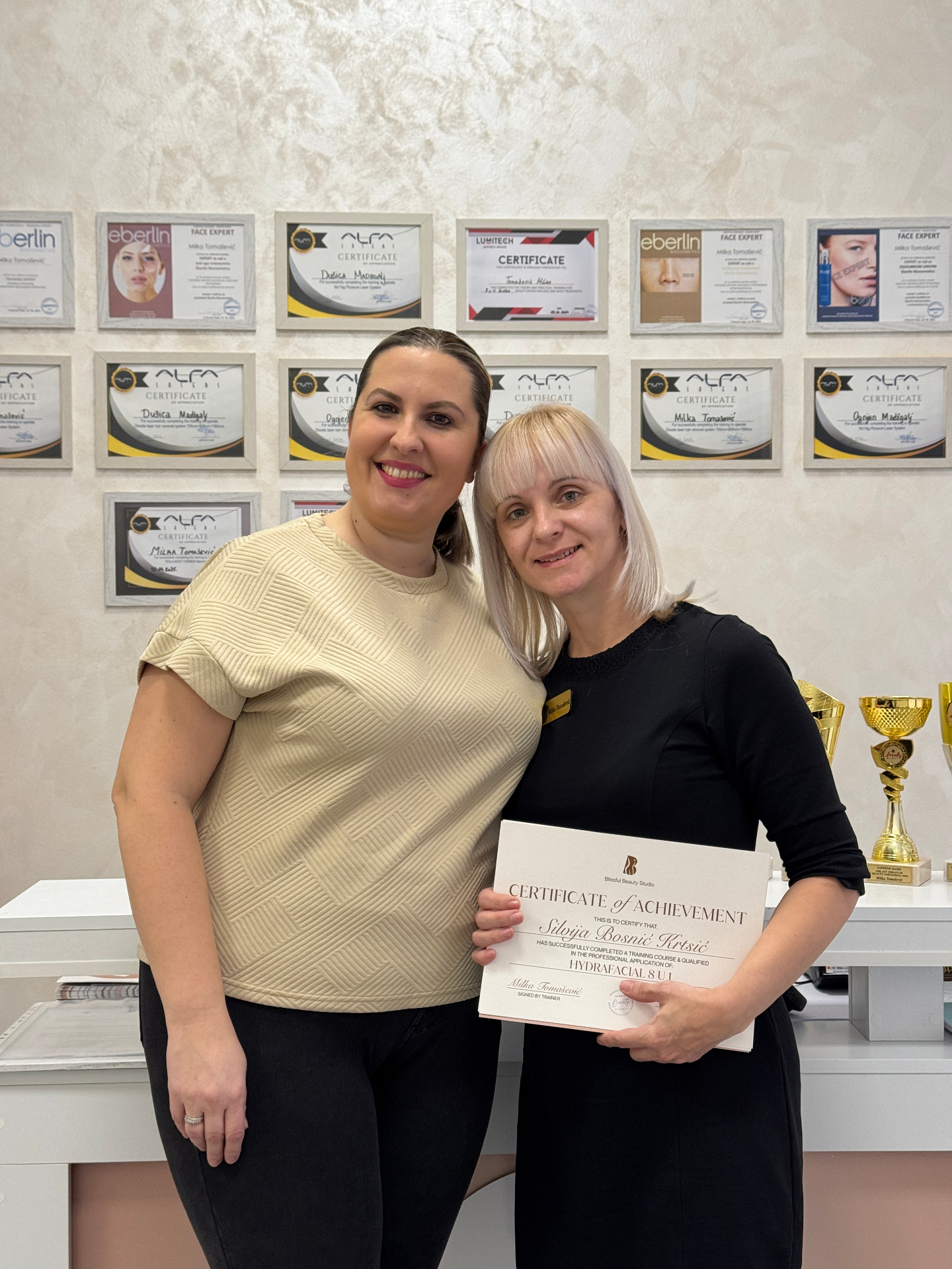 Blissful Beauty Studio enterijer u Novom Sadu