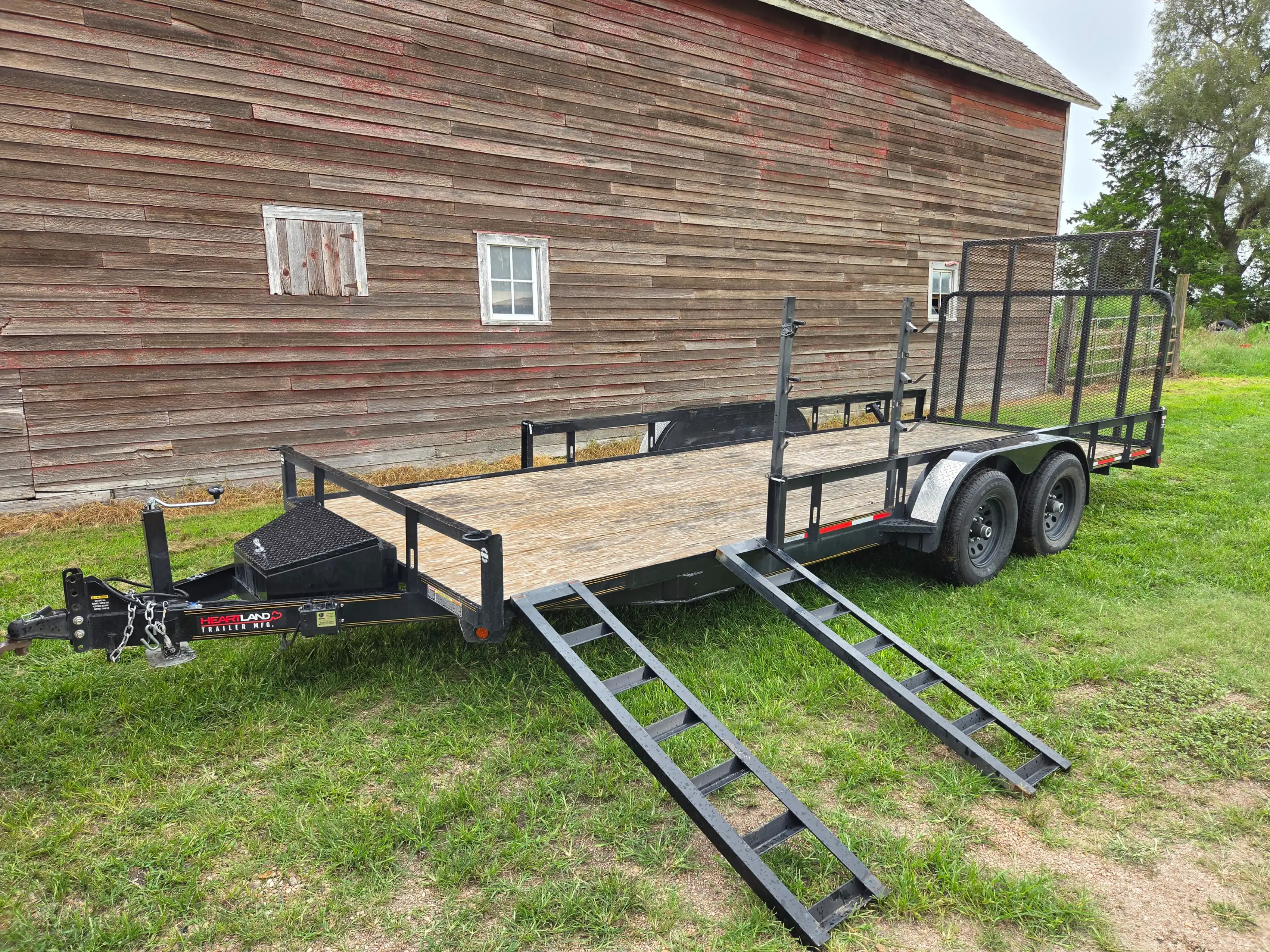 Trailer rental fleet at Crossroads Rentals in Juniata, NE