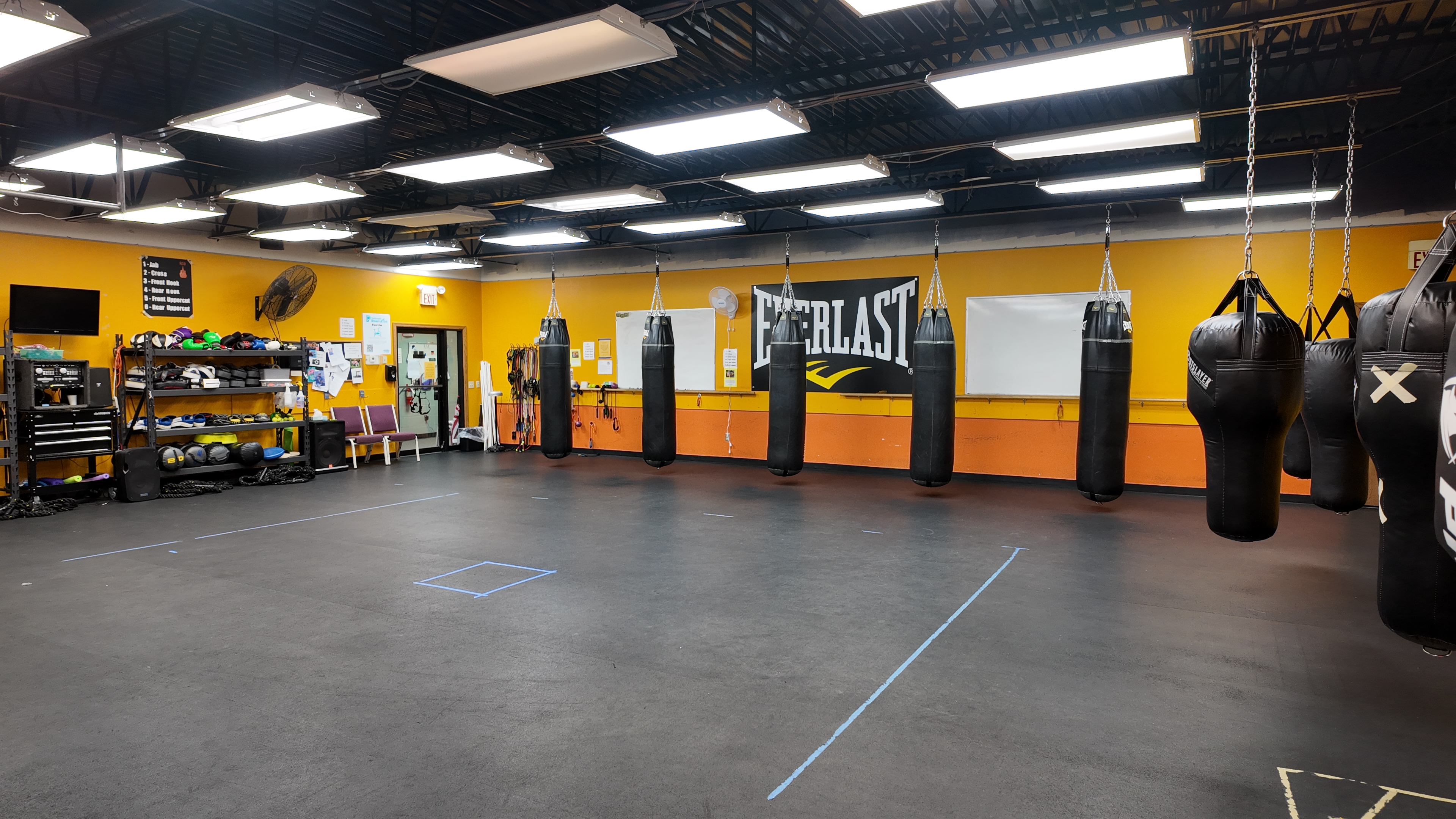the boxing gym at Skilled Fitness & Therapy, Monticello