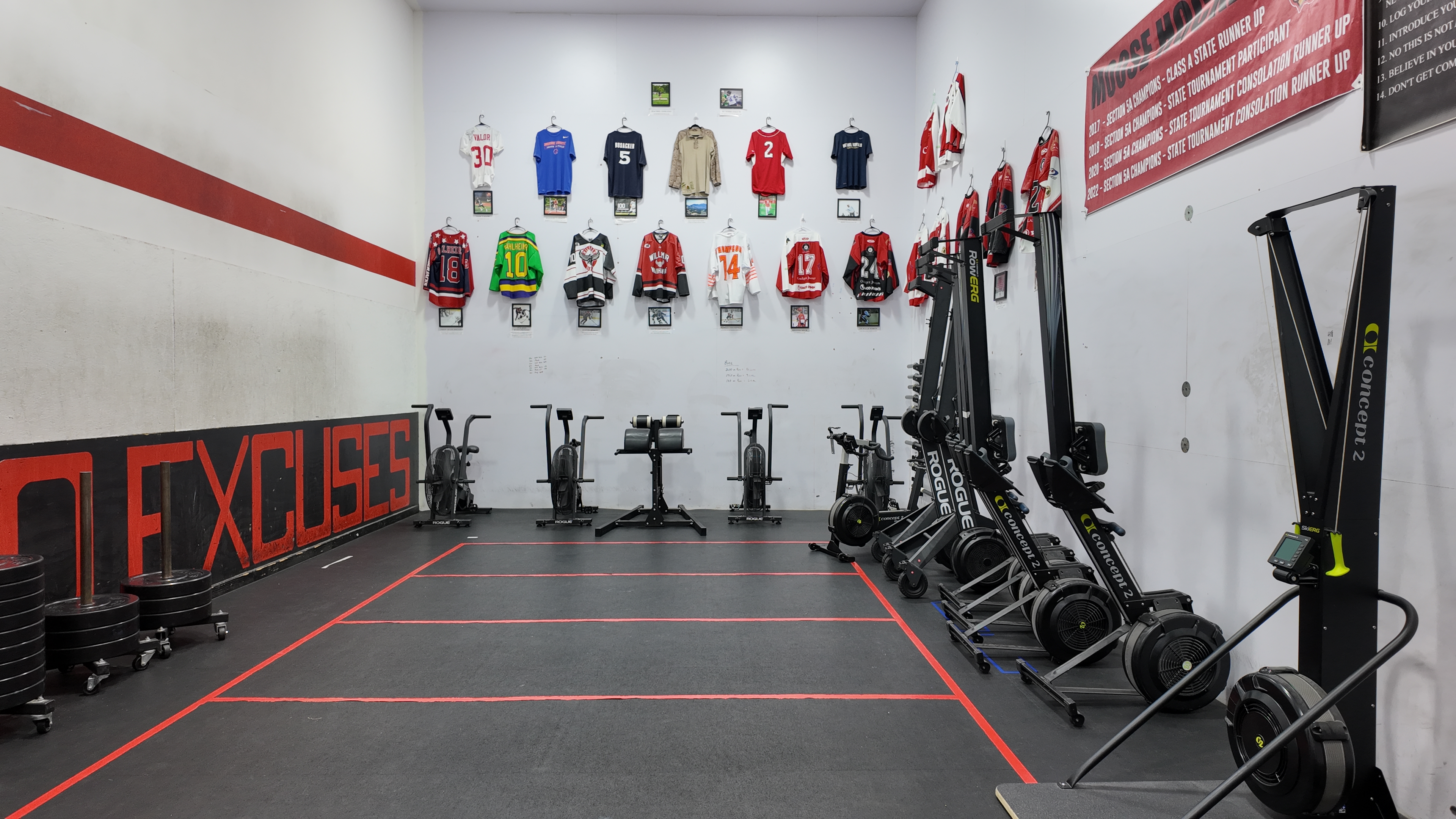 the CrossFit room at Skilled Fitness & Therapy, Monticello