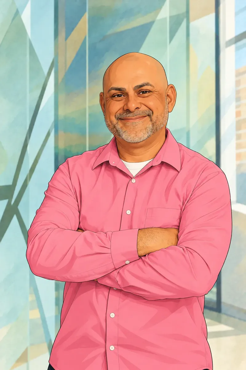 Illustration of George, founder of Amped Up VA's