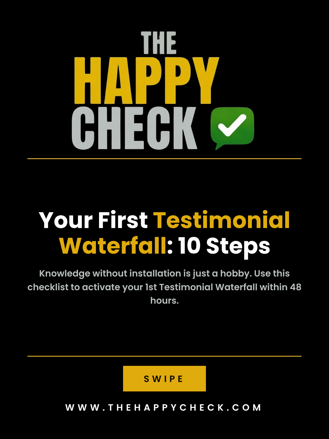 Your first Testimonial Waterfall in 10 steps