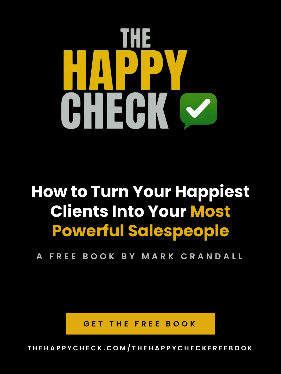 Get The Happy Check book free at thehappycheck.com