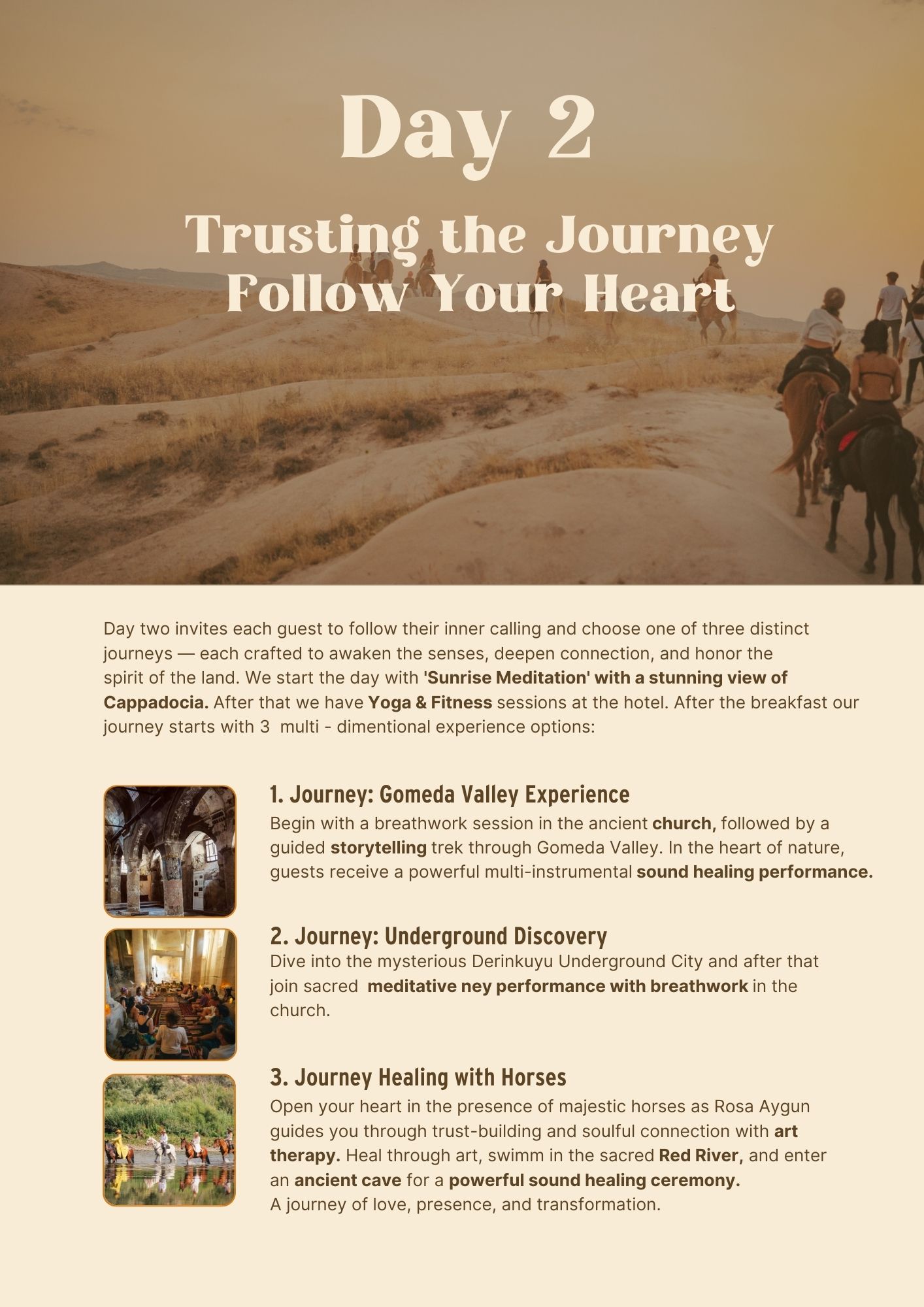 Trusting the journey