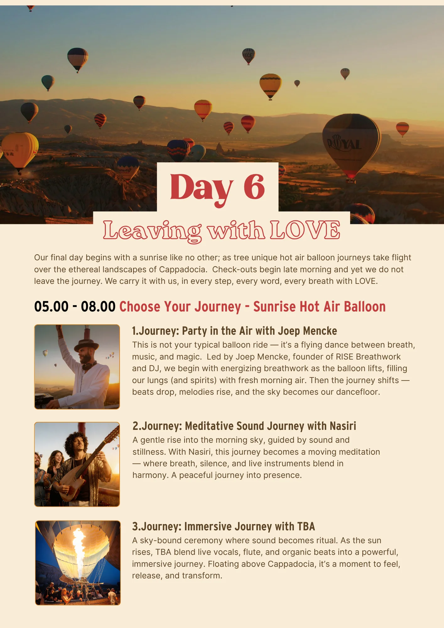 Day 6 Leaving with LOVE