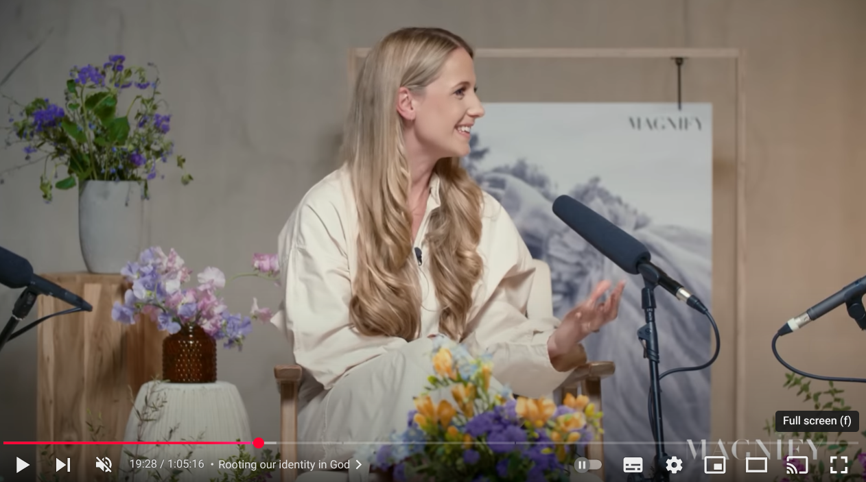 Photo of Beth on Magnify Podcast