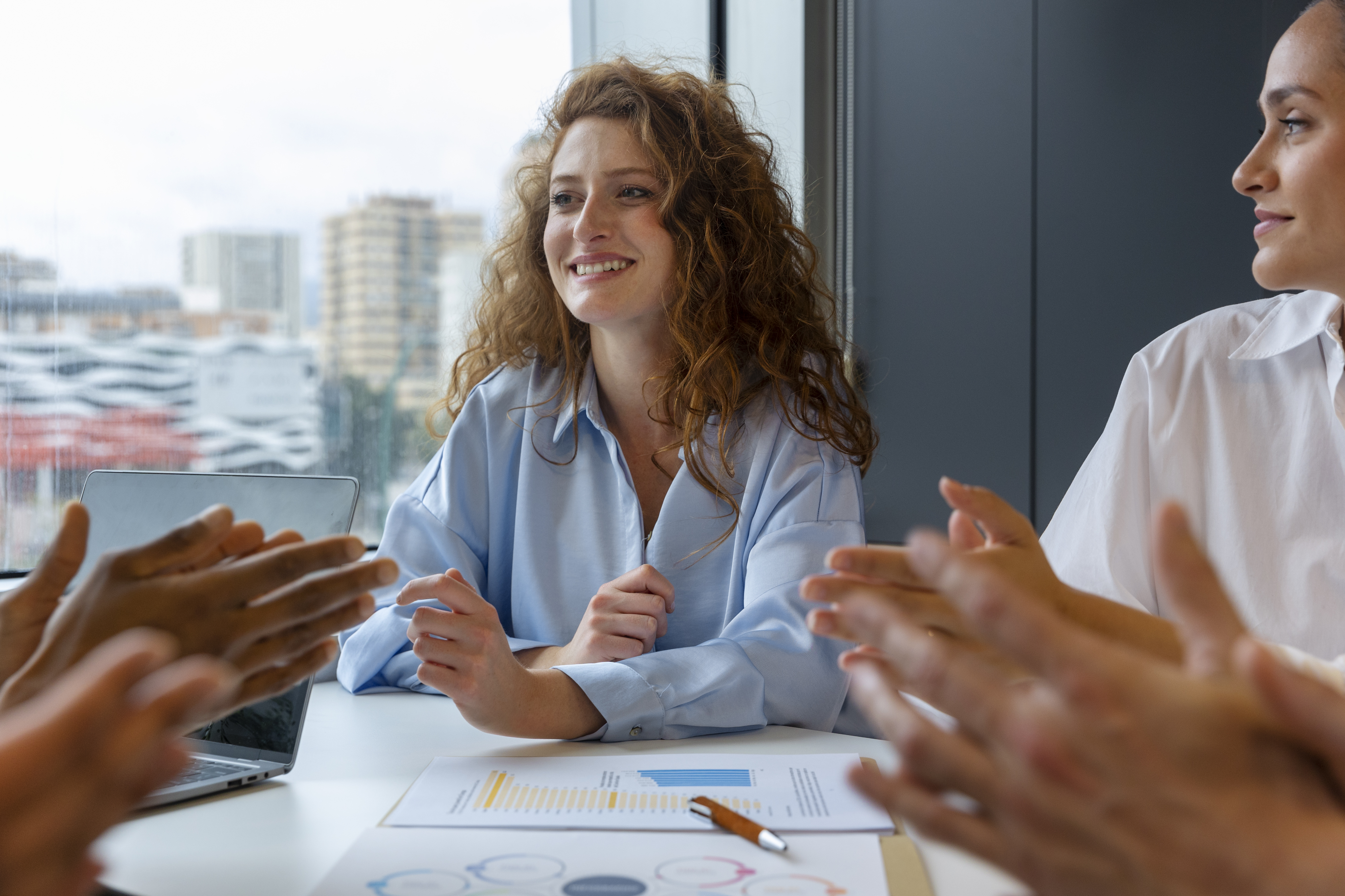 Women in a meeting
