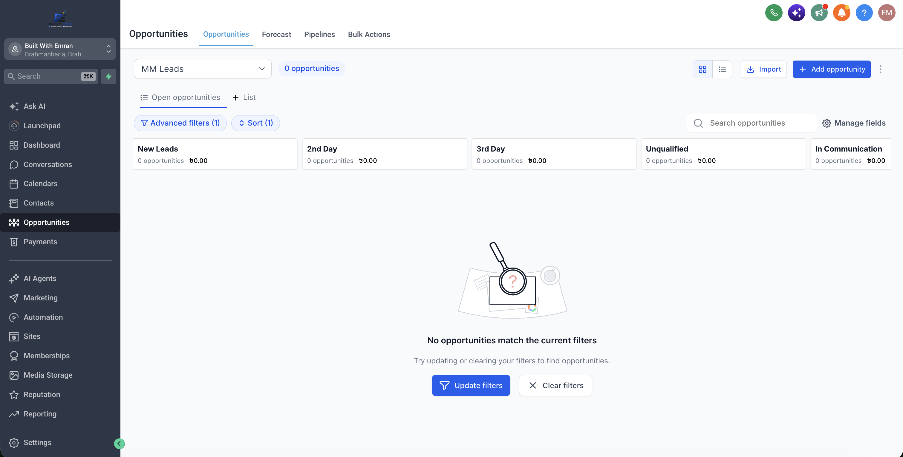 Make.com workflow screenshot