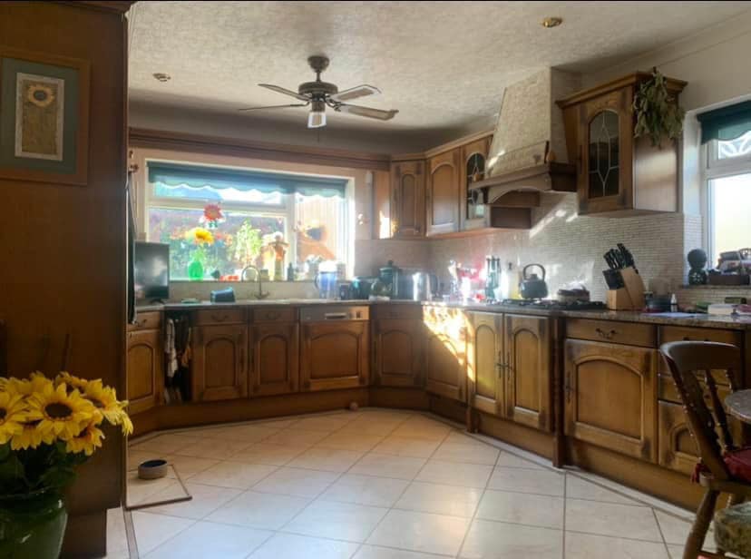 Before — dated kitchen