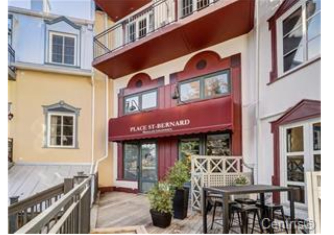 Johanssen Building entrance — vacation rental building in Mont-Tremblant village