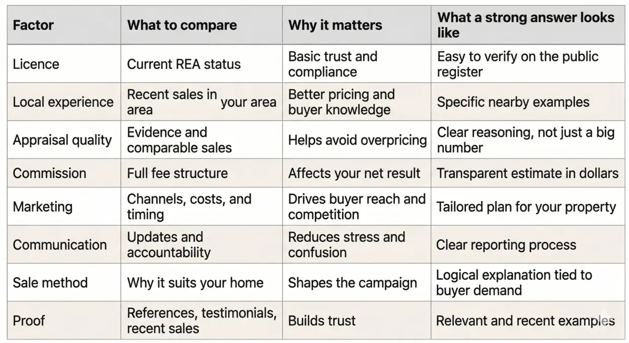 Compare real estate agents Invercargill