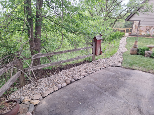 River Falls French Drain Installation