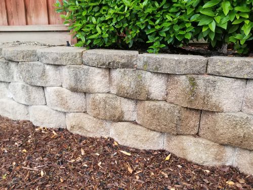 Retaining Wall Installation in Hudson