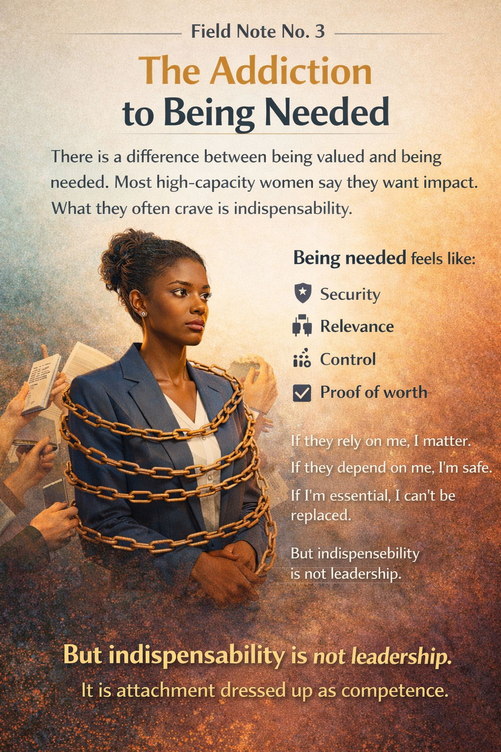 Being addicted to being needed