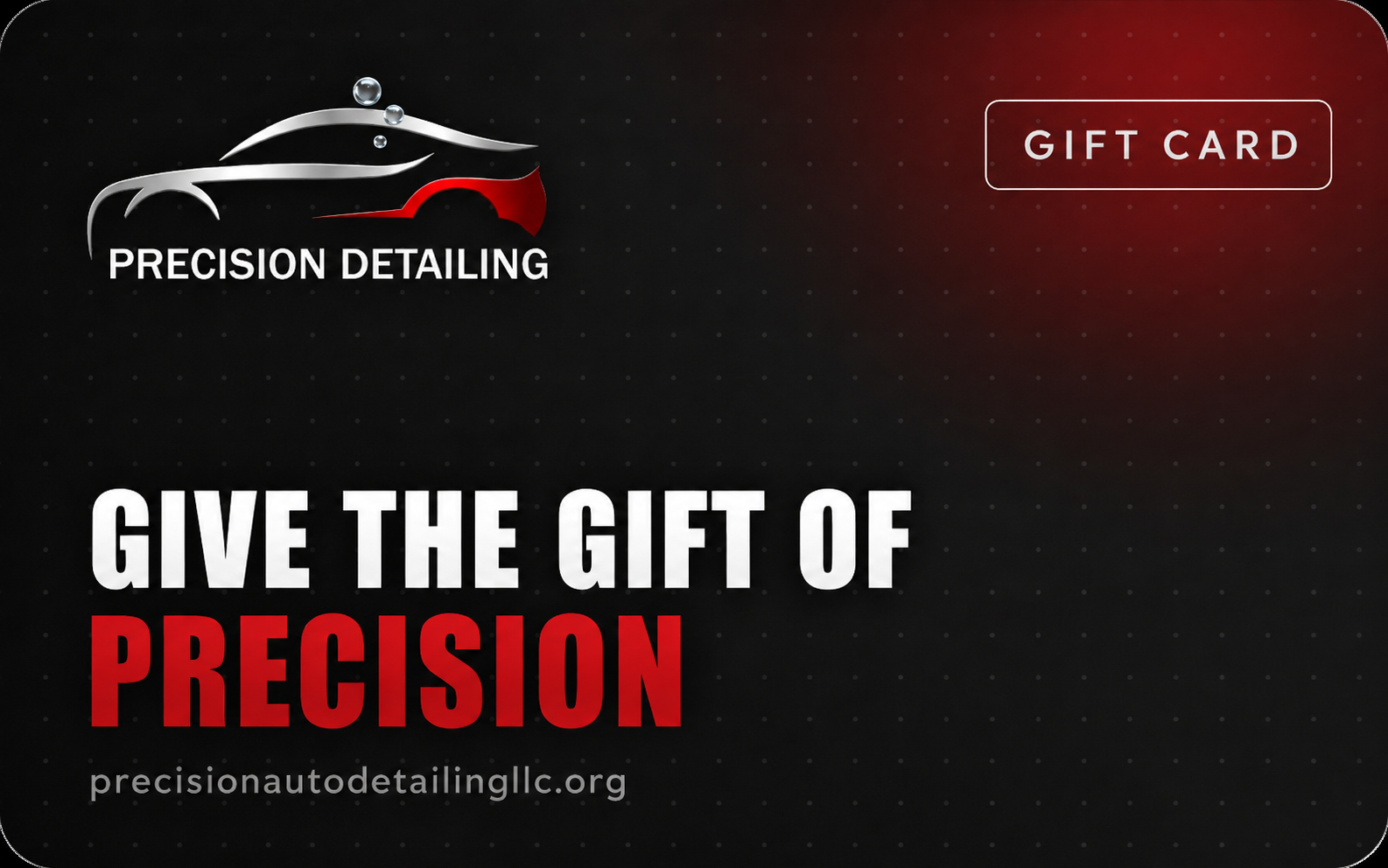 Precision Detailing Gift Card