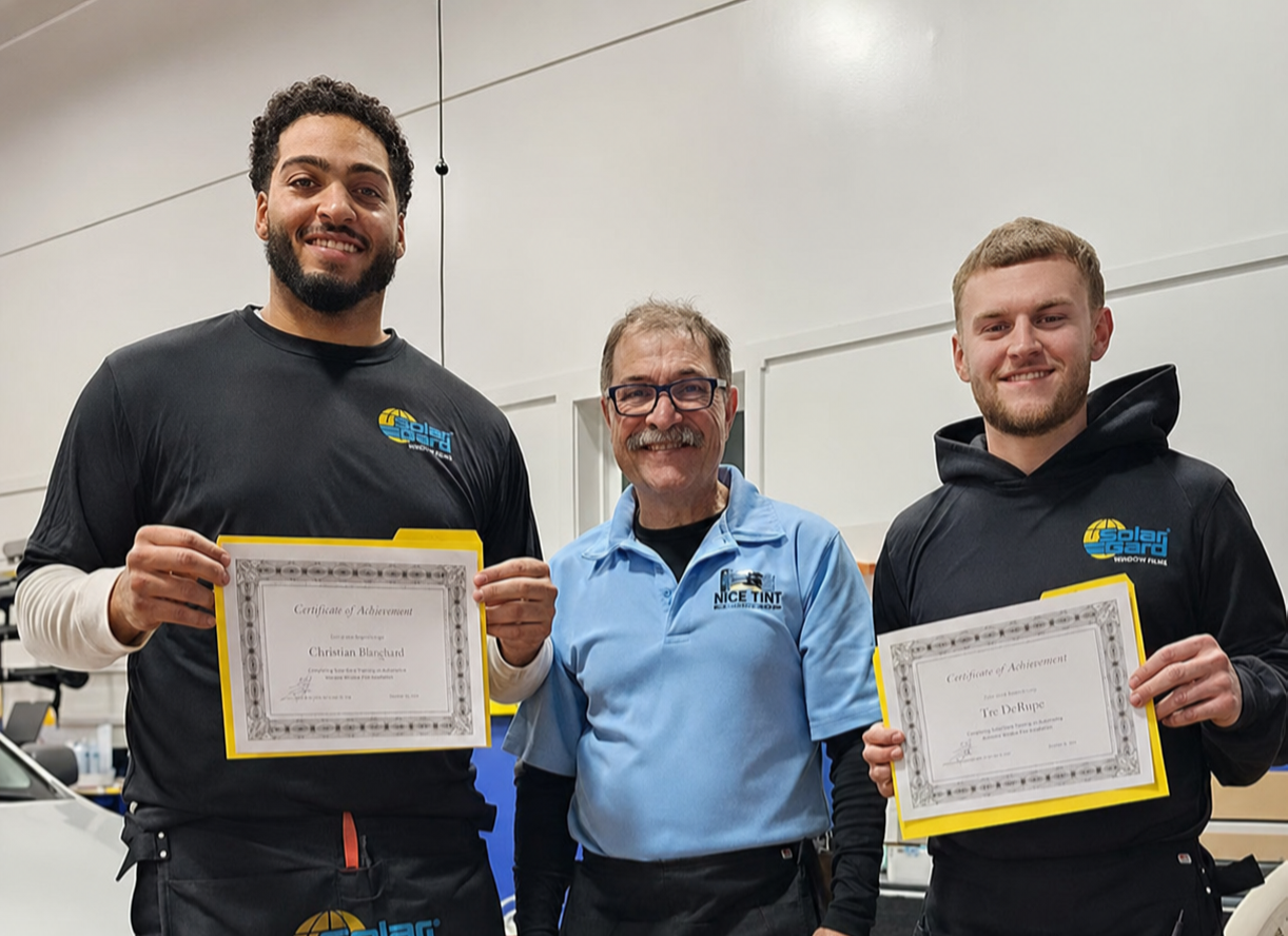 Precision Auto Detailing team — Tre, Christian, and crew at the Marlborough shop