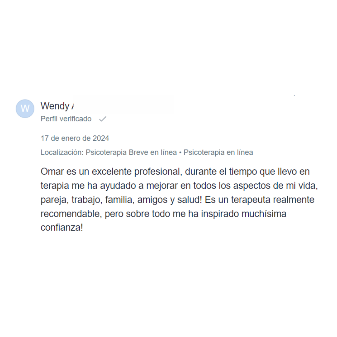 Testimonio de Wendy