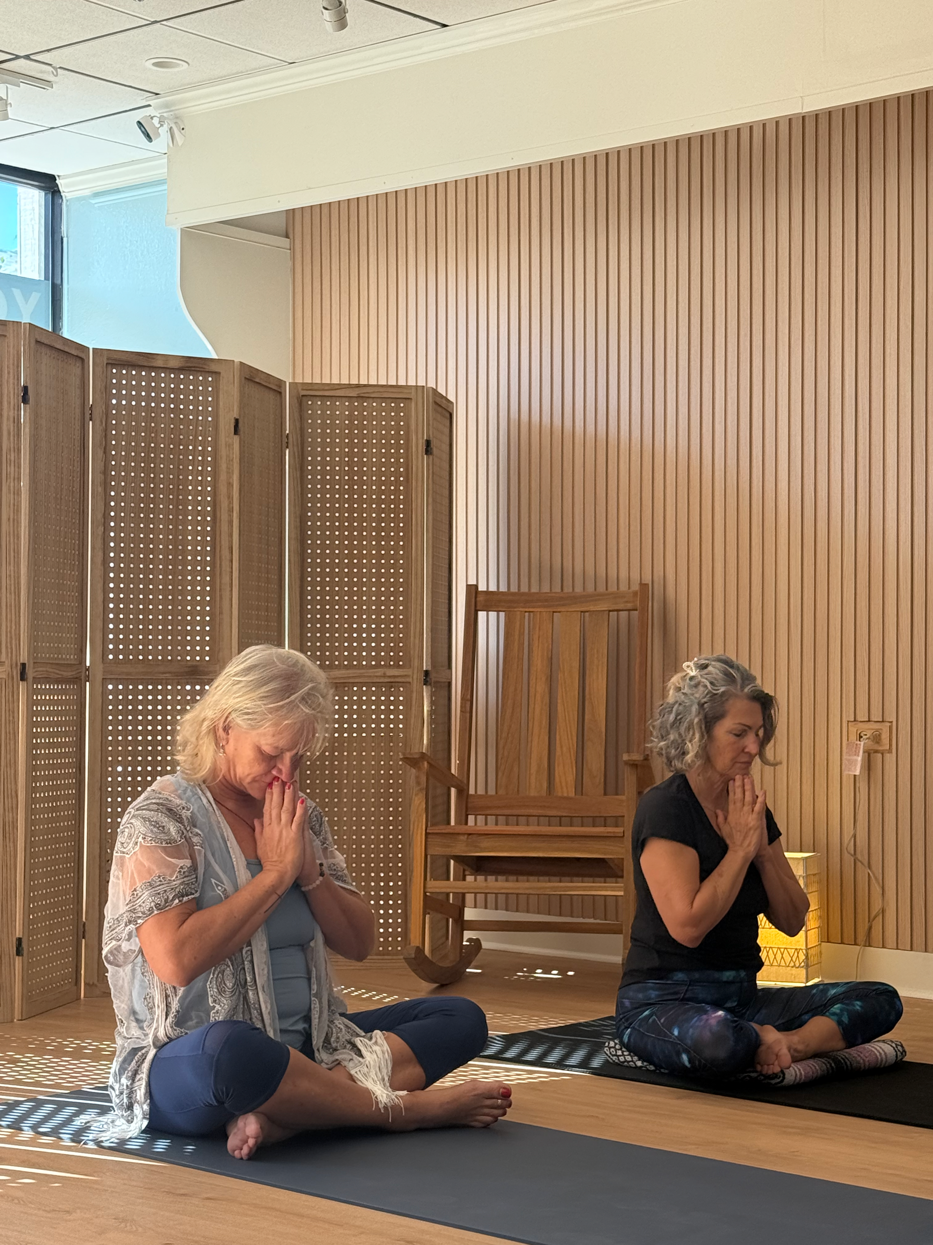 A calm, restorative moment in the IN JOY studio