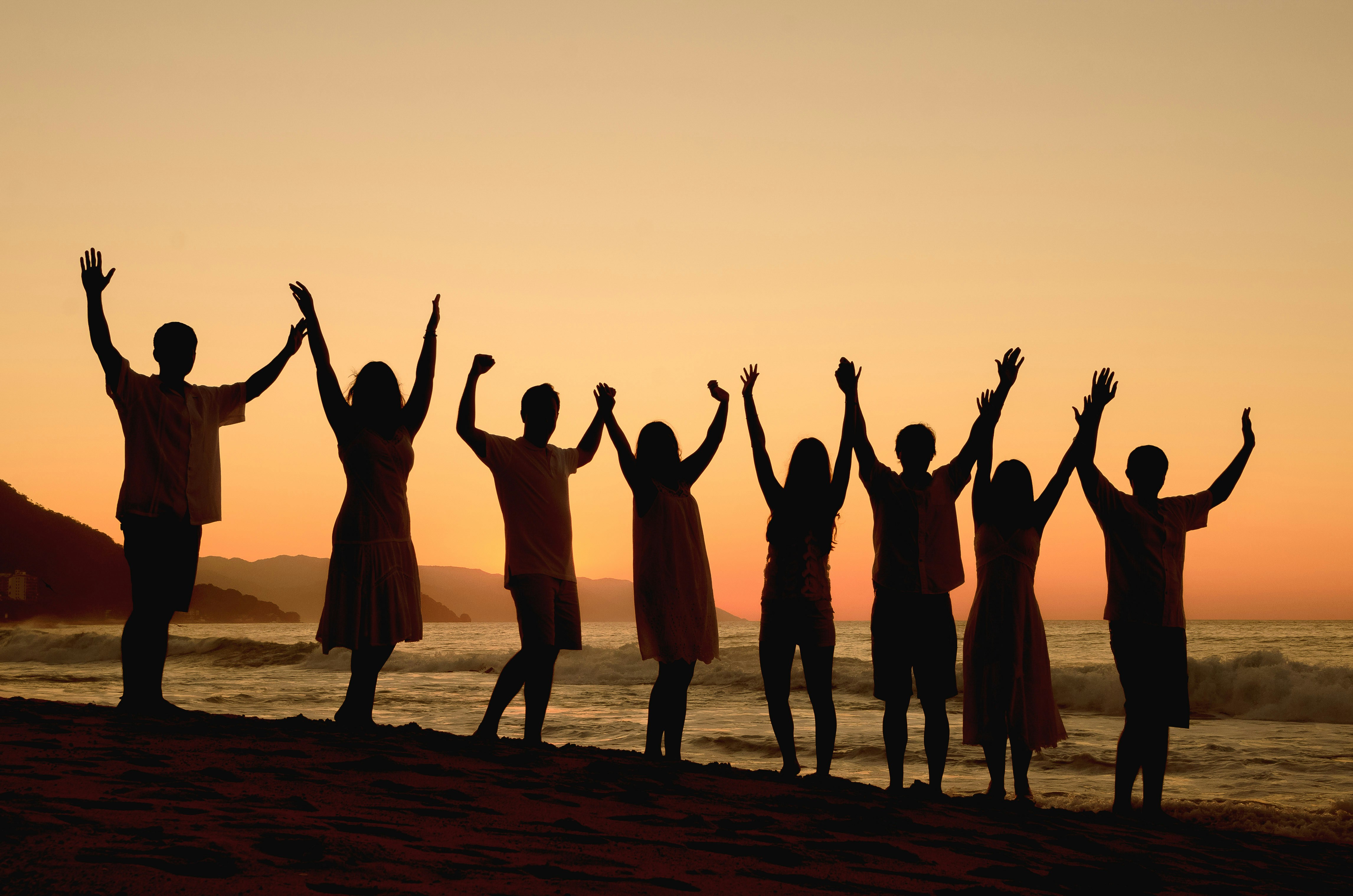 People celebrating life People celebrating life