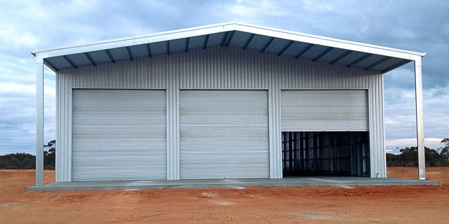 Large commercial shed by Boonah Sheds