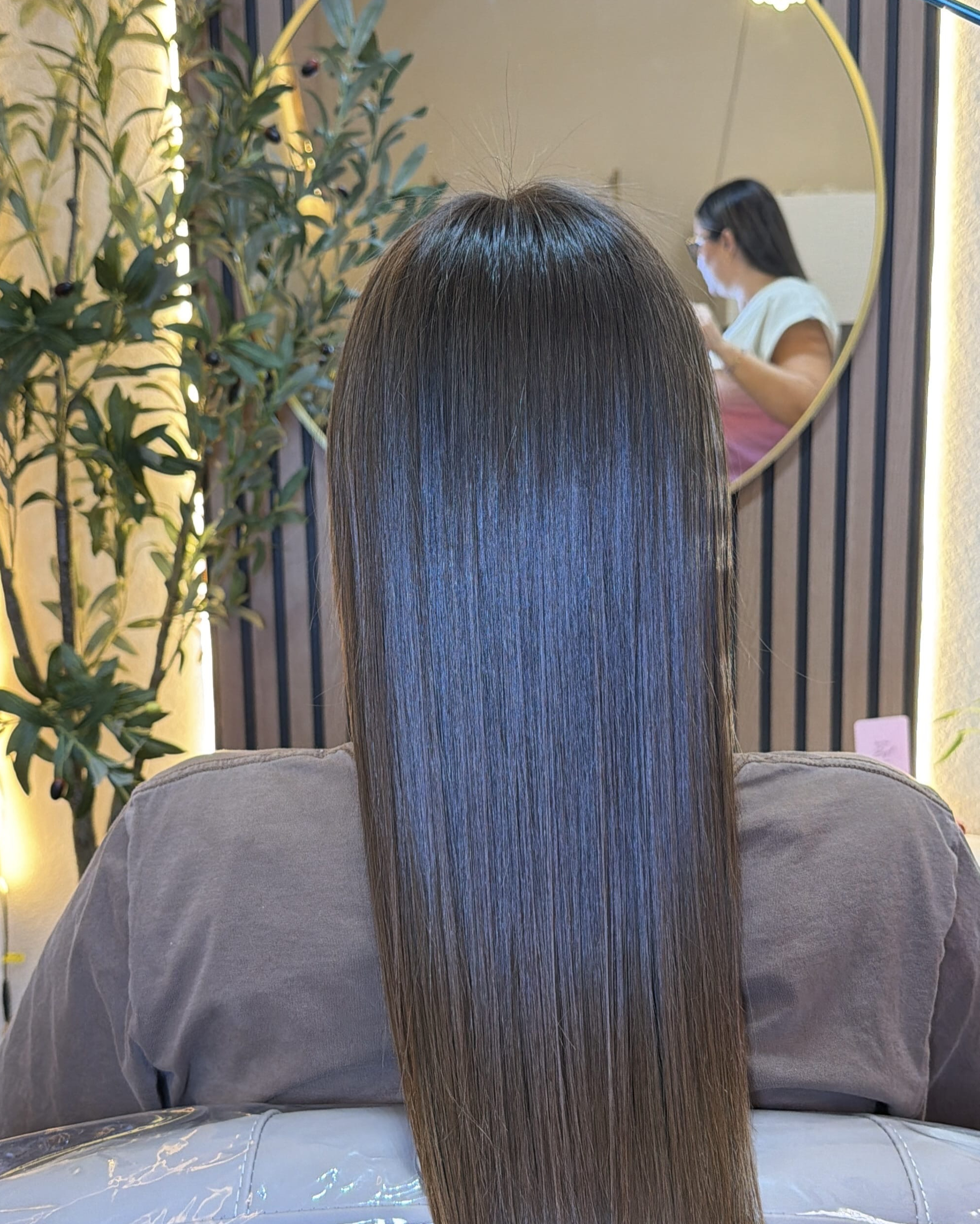 Cabello después del tratamiento en Magic Hair Spa
