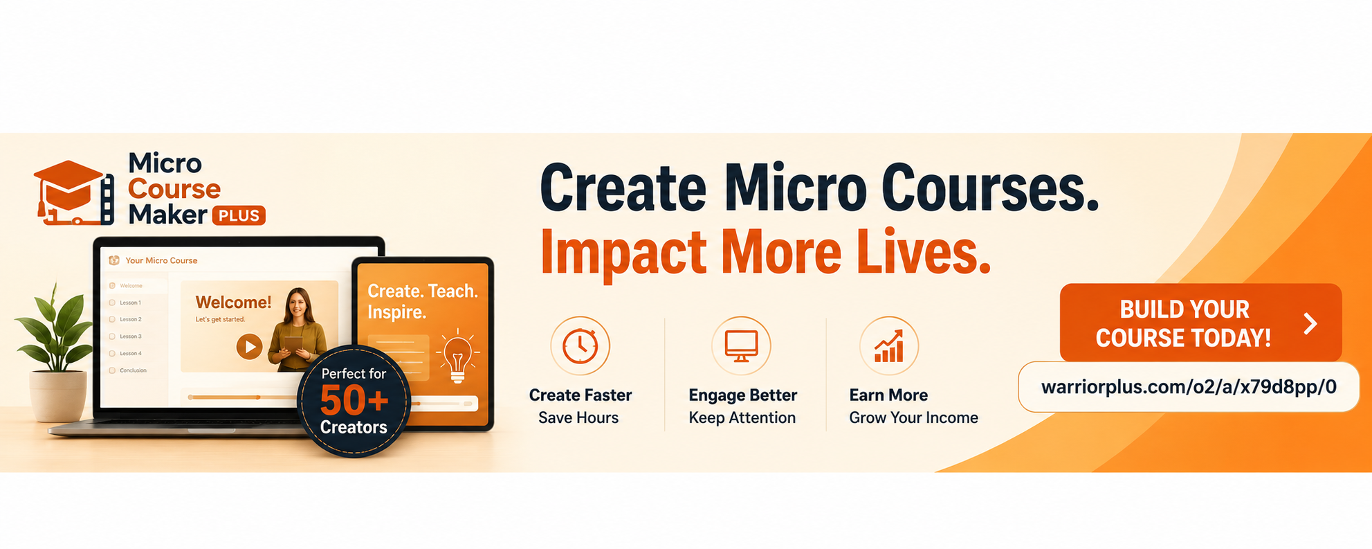 Micro Course Creator Ad