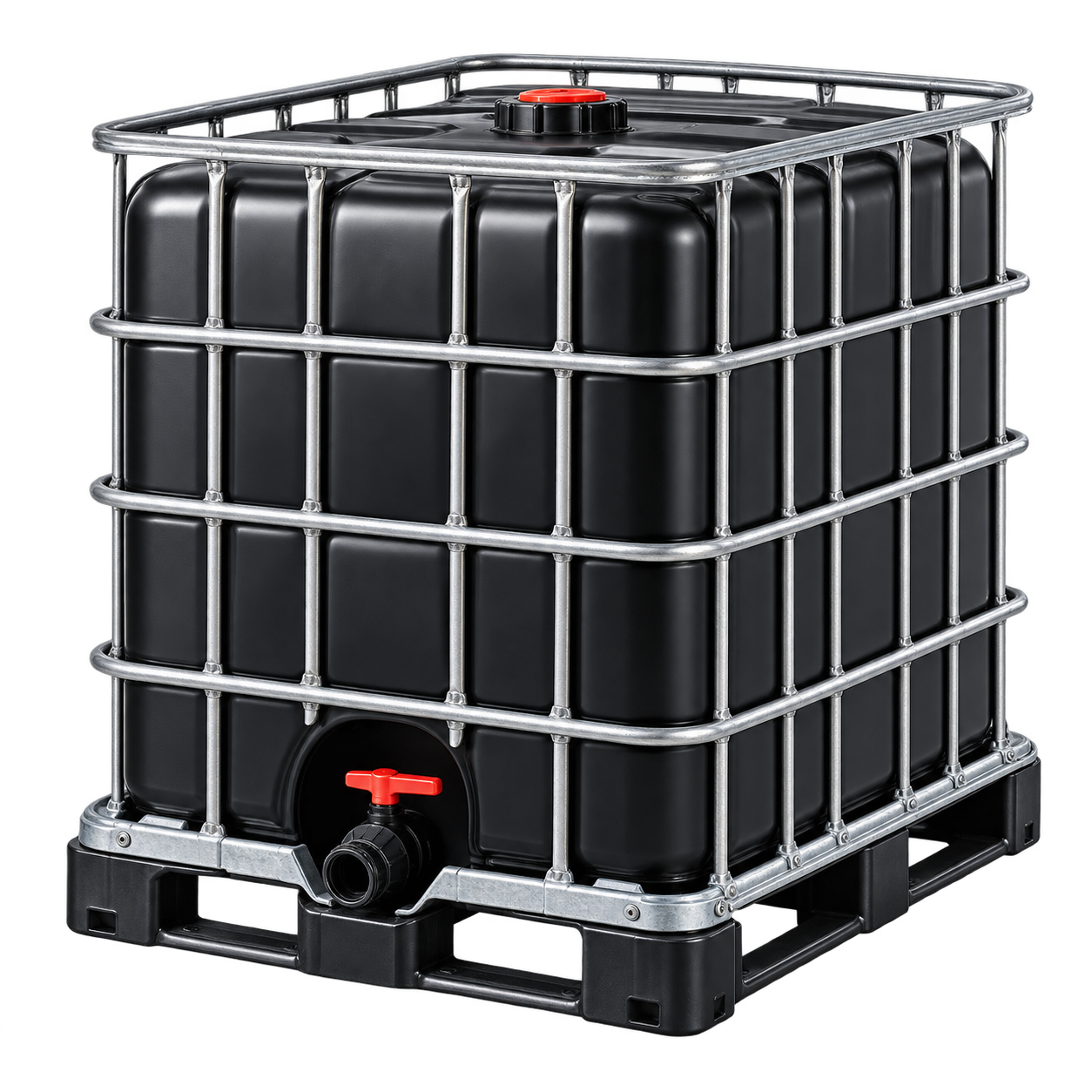 Used Black IBC Tank 1000L
