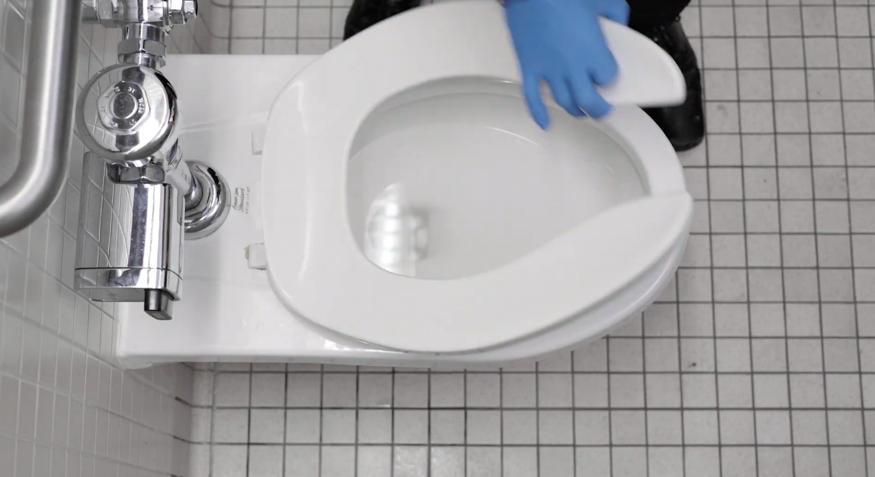 janitor cleaning commercial toilet janitor cleaning commercial toilet