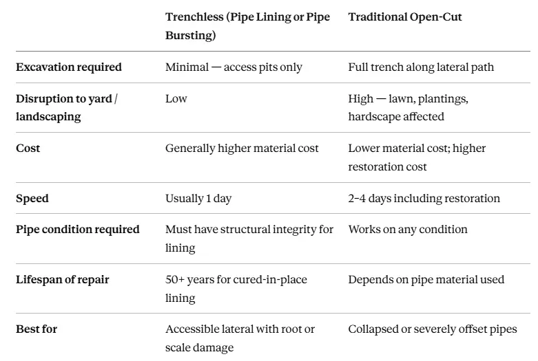 Trenchless vs Traditional Waste Line Replacement in Kirkland