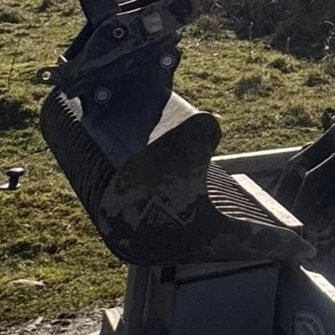Riddle bucket attachment used by JF Groundworks
