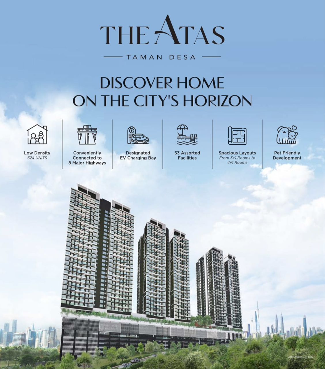 The Atas Taman Desa maxim
