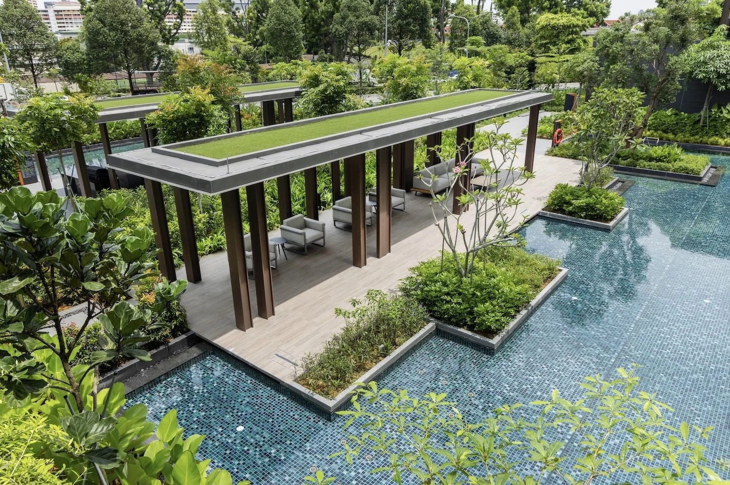 D’Parc new launch condo in Cheras Alam Damai with modern facade and greenery