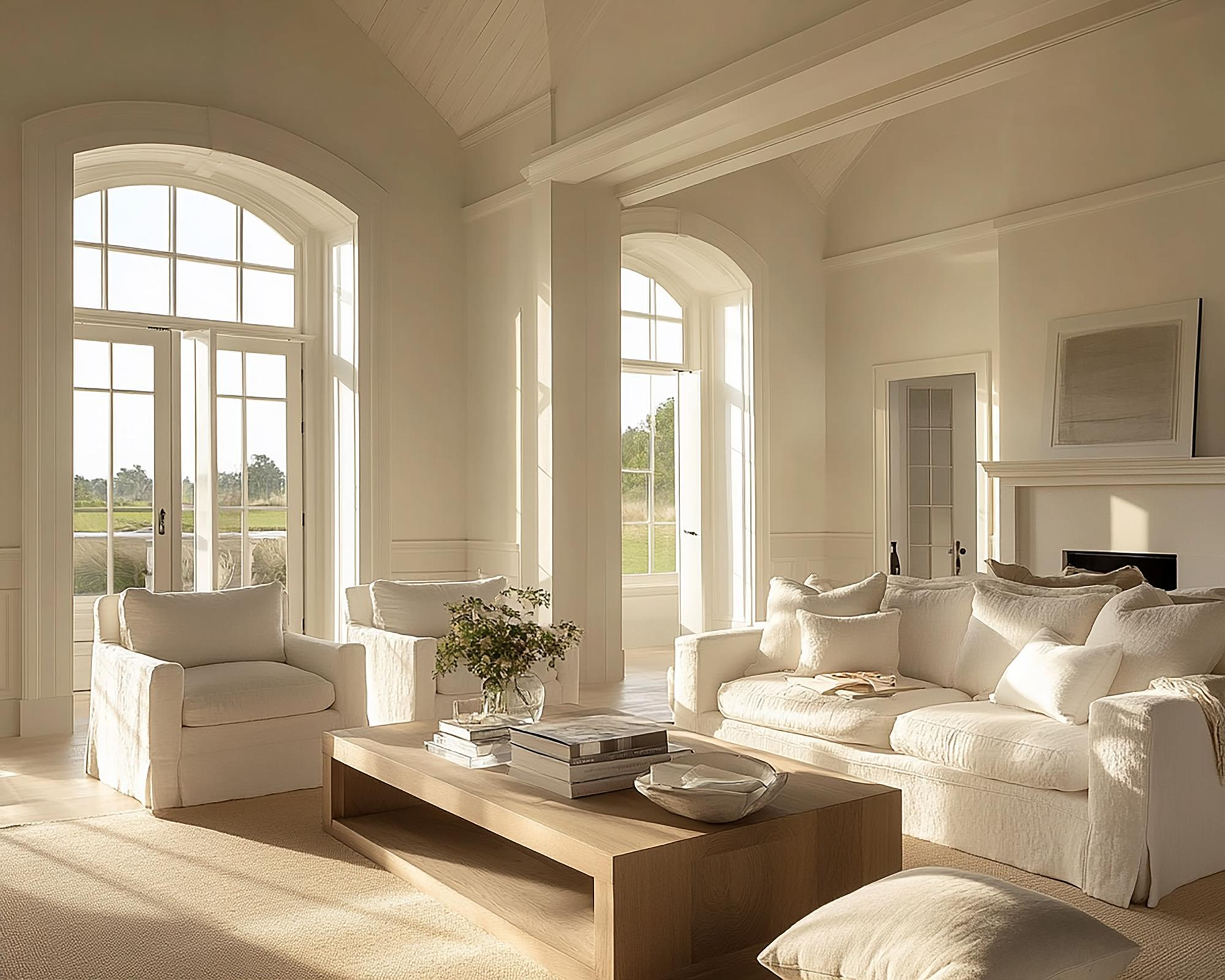 Dark wooden trailer with stairs and door.