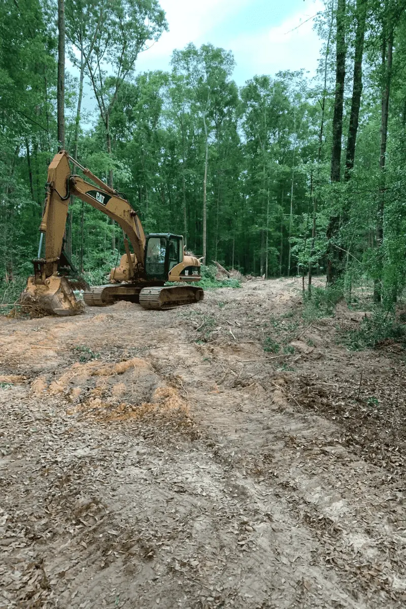 Professional Land Clearing & Grading working in Blacksburg.