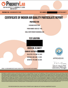 Sample IAQ Report