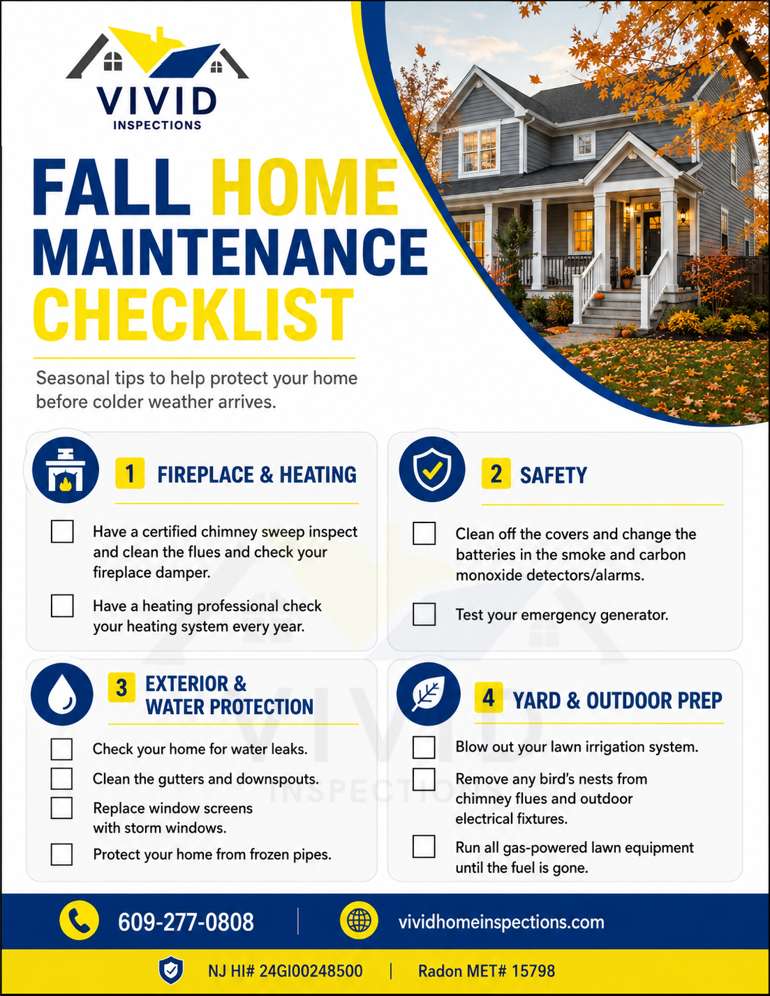 Fall Maintenance Checklist