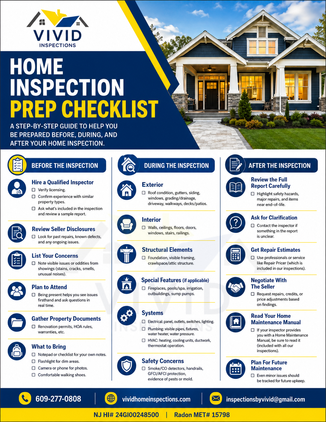 Home Inspection Prep Checklist
