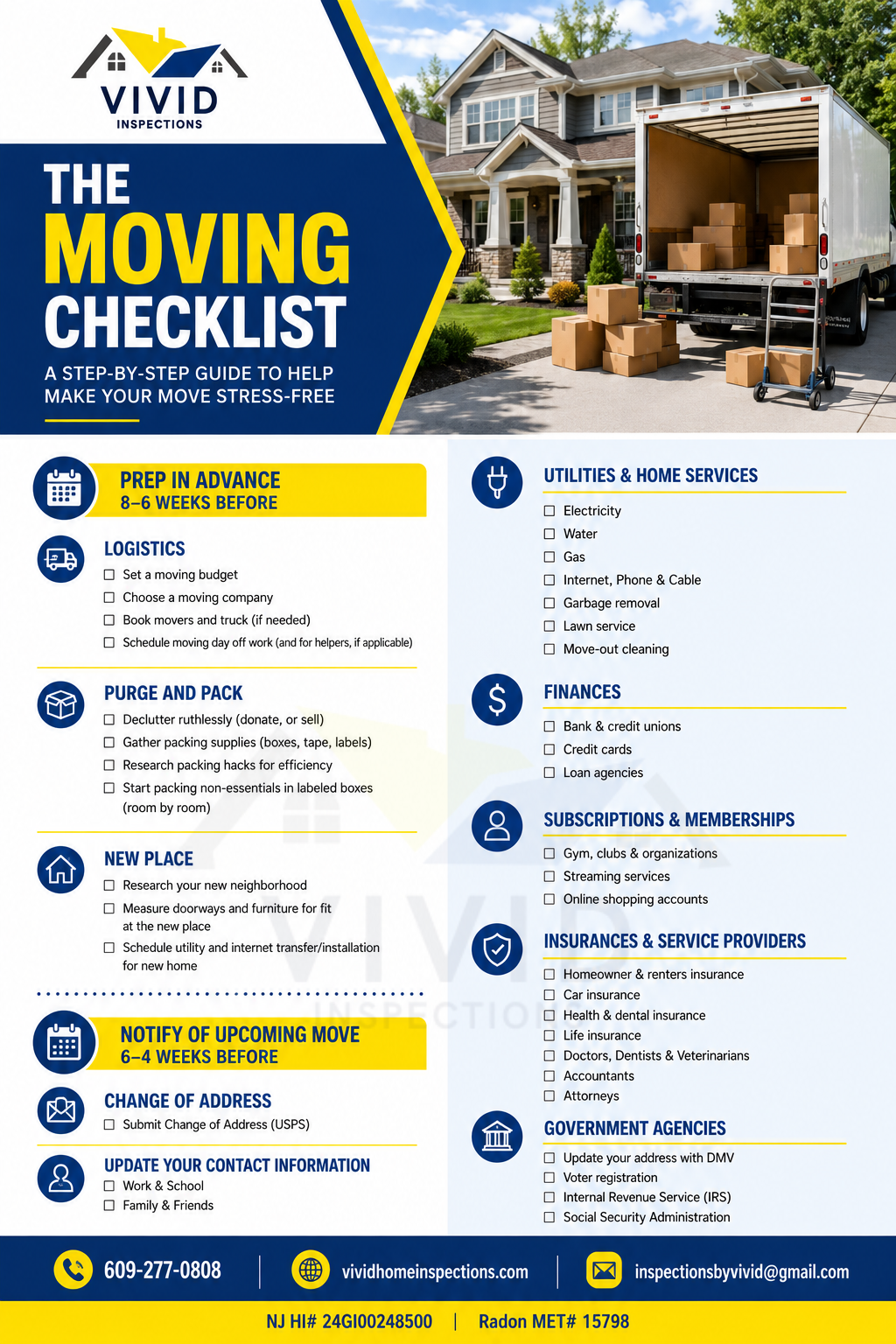 Moving Checklist